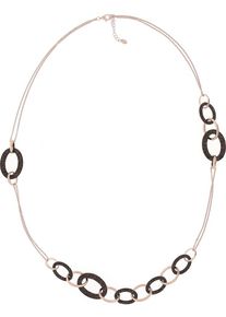 PESAVENTO, Damen Kette 'Shiny', Braun / Gold