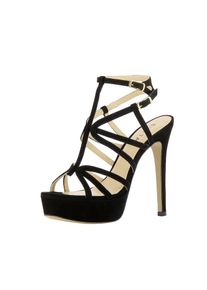 Evita, Damen Sandalette, Schwarz