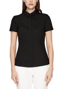 s.Oliver BLACK LABEL, Damen Stretchbluse, Schwarz