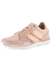 Tommy Hilfiger, Damen Sneaker, Apricot / Altrosa / Wei&szlig;