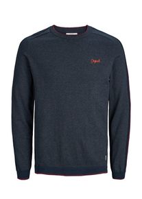 Jack & Jones JACK & JONES, Herren Strickpullover, Navy / Blutrot