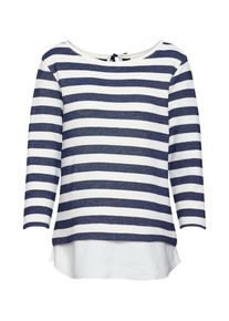 Cartoon, Damen Shirt, Creme / Blau