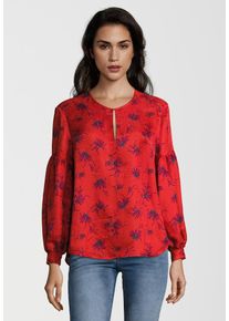 SET, Damen Tunika mit Blu, Blau / Dunkellila / Rot