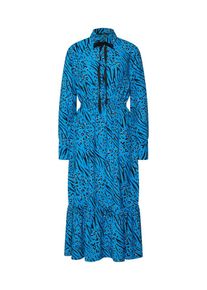 Only, Damen Kleid 'onlMUNI L/S', Himmelblau / Schwarz