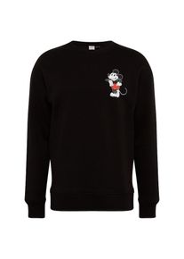Jack & Jones JACK & JONES, Herren - Sweatshirts & Sweatjacken 'JORMICKEY SWEAT CREW NECK', Schwarz / Wei&szlig;