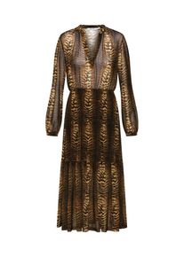 NA-KD, Damen Kleid 'Tiger Dress', Braun
