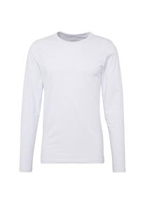 Jack & Jones JACK & JONES, Herren Langarmshirt 'BASIC O-NECK TEE L/S NOOS', Wei&szlig;