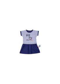 Sigikid, Mädchen Kleid, Ultramarinblau / Helllila / Weiß