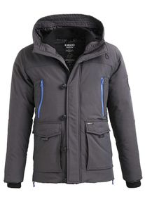 Khujo, Herren Jacke 'JODOKUS', Blau / Grau