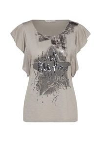 monari, Damen T Shirt, Dunkelbeige