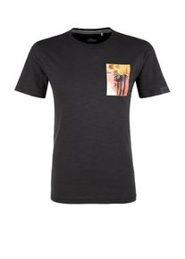s.Oliver RED LABEL, Herren T-Shirt, Schwarz