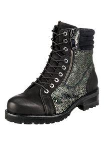 Gerry Weber, Damen Stiefeletten, Hellgrün / Schwarz
