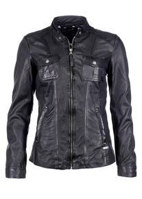 Mustang, Damen Lederjacke 'Car-B', Schwarz