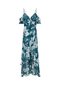 Bardot, Damen Kleid, Creme / Blau / Petrol / Rosa
