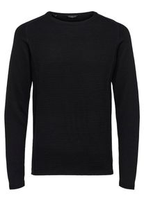 Selected Homme, Herren Strickpullover, Schwarz