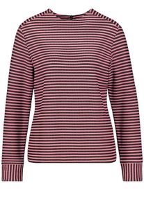 Taifun, Damen T-Shirt, Rosé / Schwarz