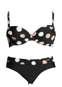 Lascana, Damen Bikini, Schwarz