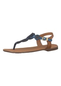 s.Oliver RED LABEL, Damen Sandalen, Blau / Braun
