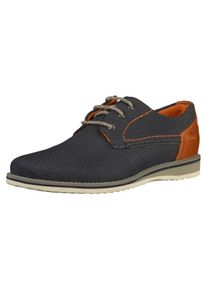 Bugatti, Herren Schnürschuh 'Ciro Light', Dunkelblau / Cognac