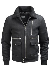 INDICODE JEANS, Herren Winterjacke 'Bilal', Anthrazit