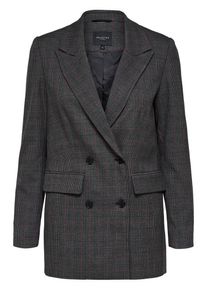 Selected Femme, Damen Blazer, Basaltgrau / Rot