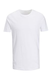 Jack & Jones JACK & JONES, Herren Basic T-Shirt, Wei&szlig;