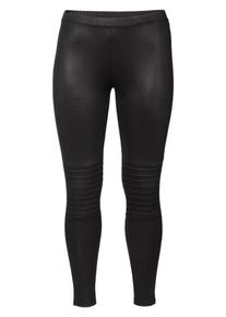 SheeGOTit, Damen Leggings im Biker-Stil, Schwarz