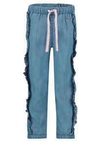 Noppies, Mädchen Hose 'Ruffle Pharr', Blue Denim