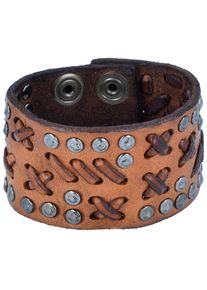 Campomaggi, Damen Armband, Braun / Silber