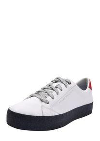 Tommy Hilfiger, Damen Sneaker 'GLITTER DRESS', Anthrazit / Wei&szlig;