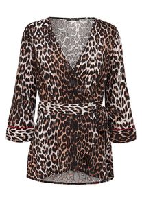 Only, Damen Oberteil, Braun / Schwarz