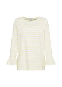 re.draft, Damen Shirt, Gelb / Weiß