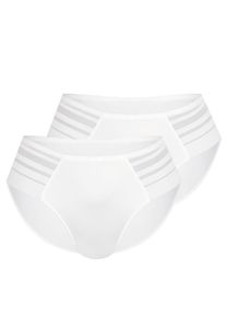 Sassa Mode Sassa, Damen Slip 'FINE & BEAUTIFUL', Wei&szlig;