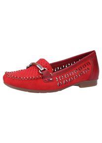 Rieker, Damen Slipper, Rot