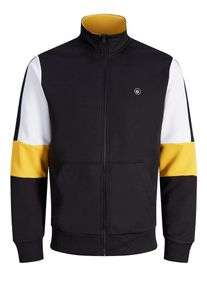 Jack & Jones JACK & JONES, Herren Sweatshirt, Senf / Schwarz / Wei&szlig;