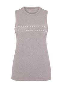 Under Armour, Damen Top 'GRAPHIC MUSCLE TANK', Grau