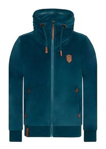 Naketano, Herren Sweatjacke 'Ivic Mack', Blau