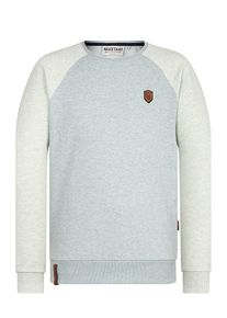 Naketano, Herren Pullover 'Jordan Rules', Mint / Offwhite