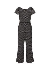Only, Damen Jumpsuit 'PAIGE LIFE', Schwarz / Weiß