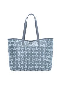 Lacoste, Damen Tasche 'Croisiere', Rauchblau / Weiß