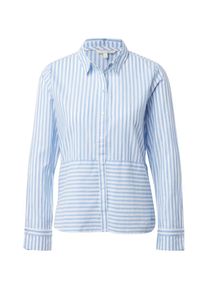 Tom Tailor Denim, Damen Bluse, Hellblau / Weiß