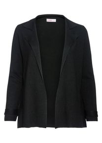 sheego Class, Damen Cardigan, Schwarz