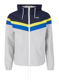 Q/S Designed By, Herren Jacke, Kobaltblau / Gelb / Grau