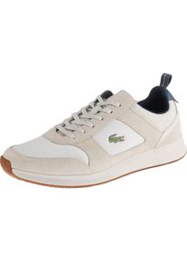 Lacoste, Herren Sneaker Low 'JOGGEUR 418', Creme / Dunkelblau / Offwhite