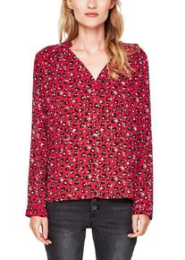 s.Oliver RED LABEL, Damen Tunikabluse, Rot / Schwarz / Weiß