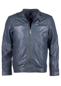 Maze, Herren Lederjacke 'Ryan', Dunkelgrau