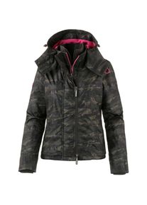 Superdry, Damen Kapuzenjacke, Dunkelgrau