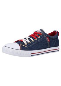 Levi's LEVI'S, Mädchen Sneaker, Blue Denim / Rot / Weiß