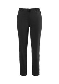 Ulla Popken, Damen Jeggings 'overdyed', Schwarz