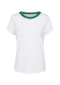 Tom Tailor Denim, Damen Shirt, Dunkelgrün / Weiß